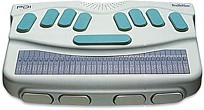 A Braille Note device.