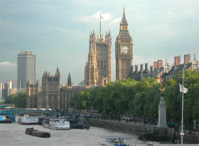 Big Ben from the River Thames