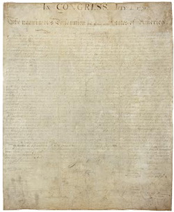 The Declaration of Independence