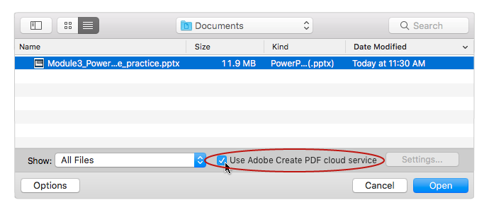 creating table of contents for pdf file mac