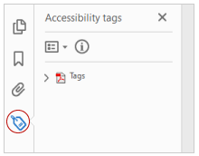 Screenshot of the tags tab.