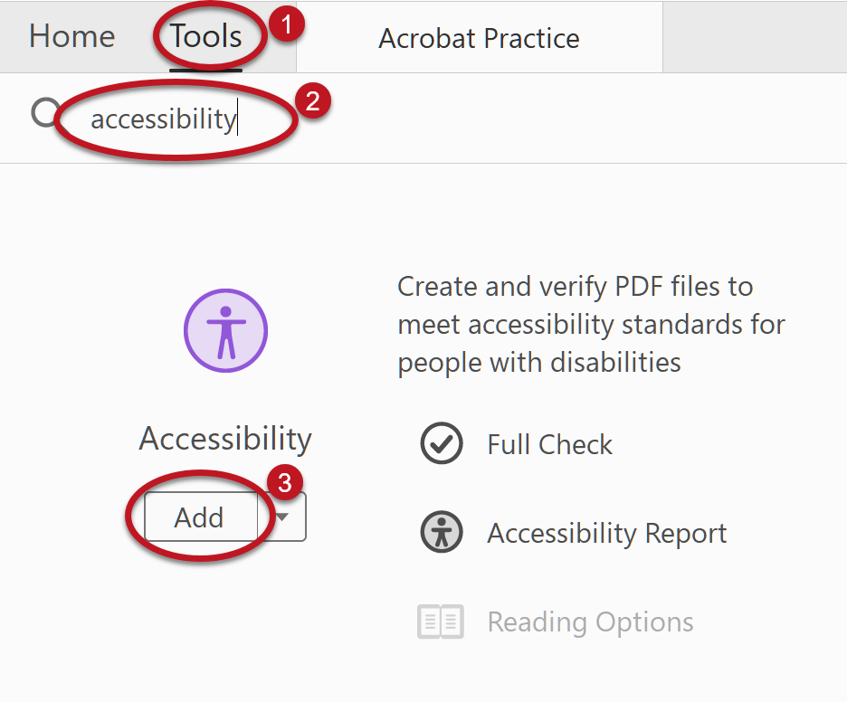 open adobe reader without tools pane