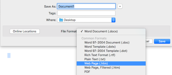 reveal formatting in word 2016 for mac